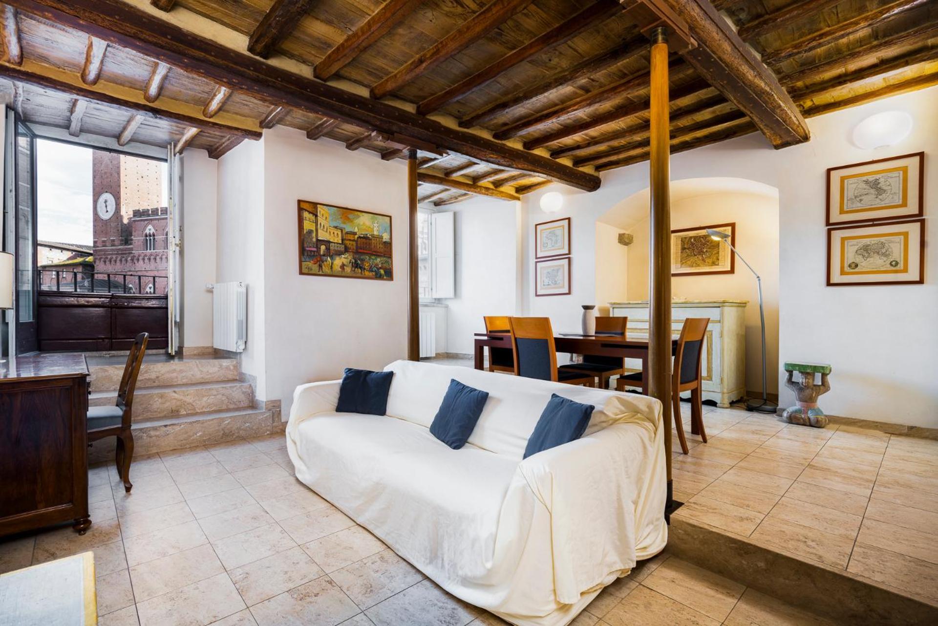 The Balcony Suite - Affaccio Su Piazza Del Campo Siena Zewnętrze zdjęcie